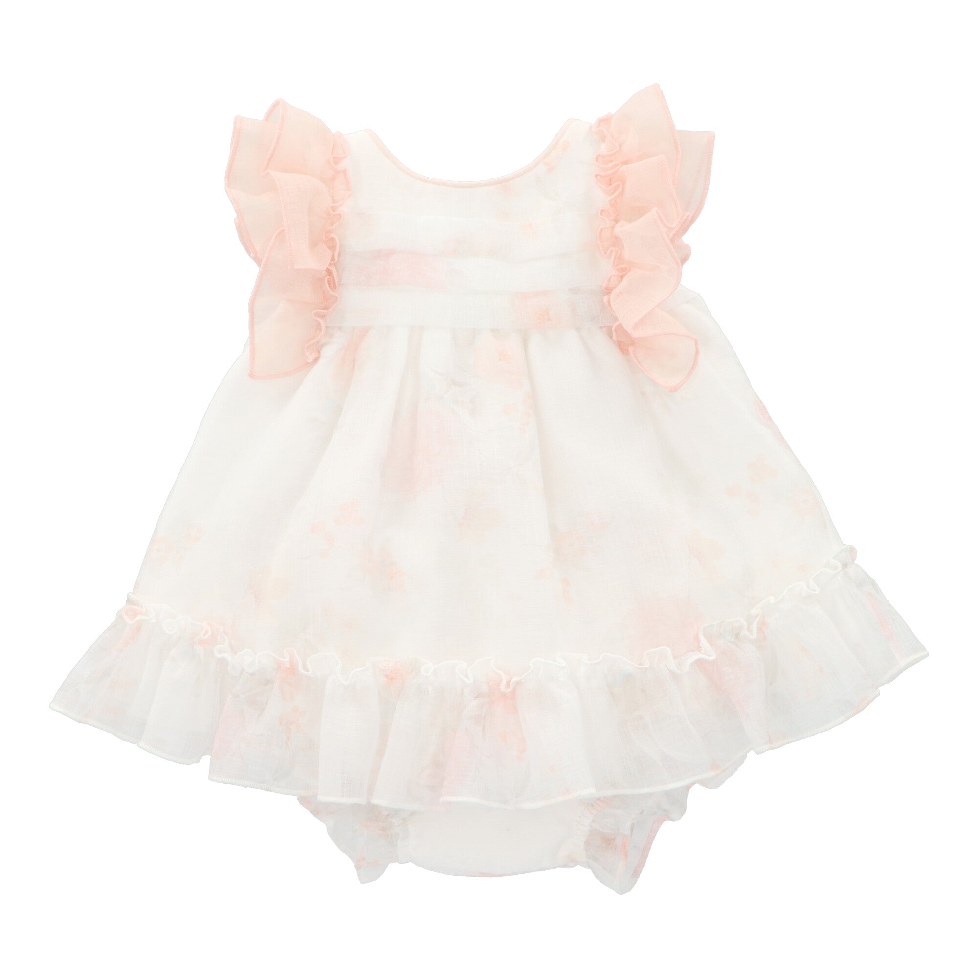 Martin Aranda Rose Dress & Bloomer Set